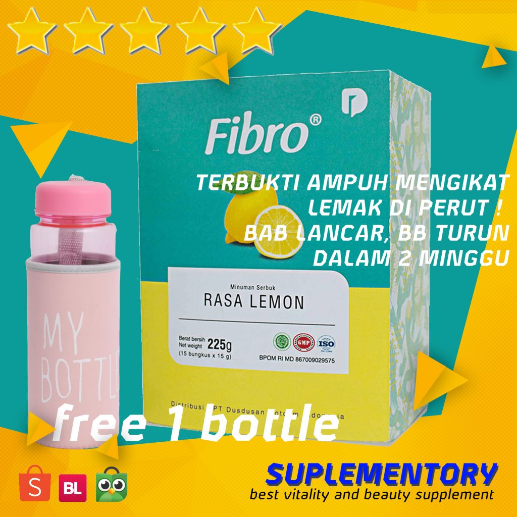fibro smart detox tubuh pelangsing perut berat badan diet alami