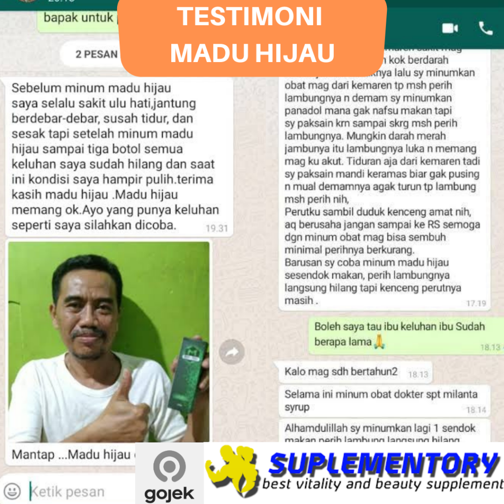 TESTIMONI AGEN MADU HIJAU DEPOK JAKARTA INDONESIA