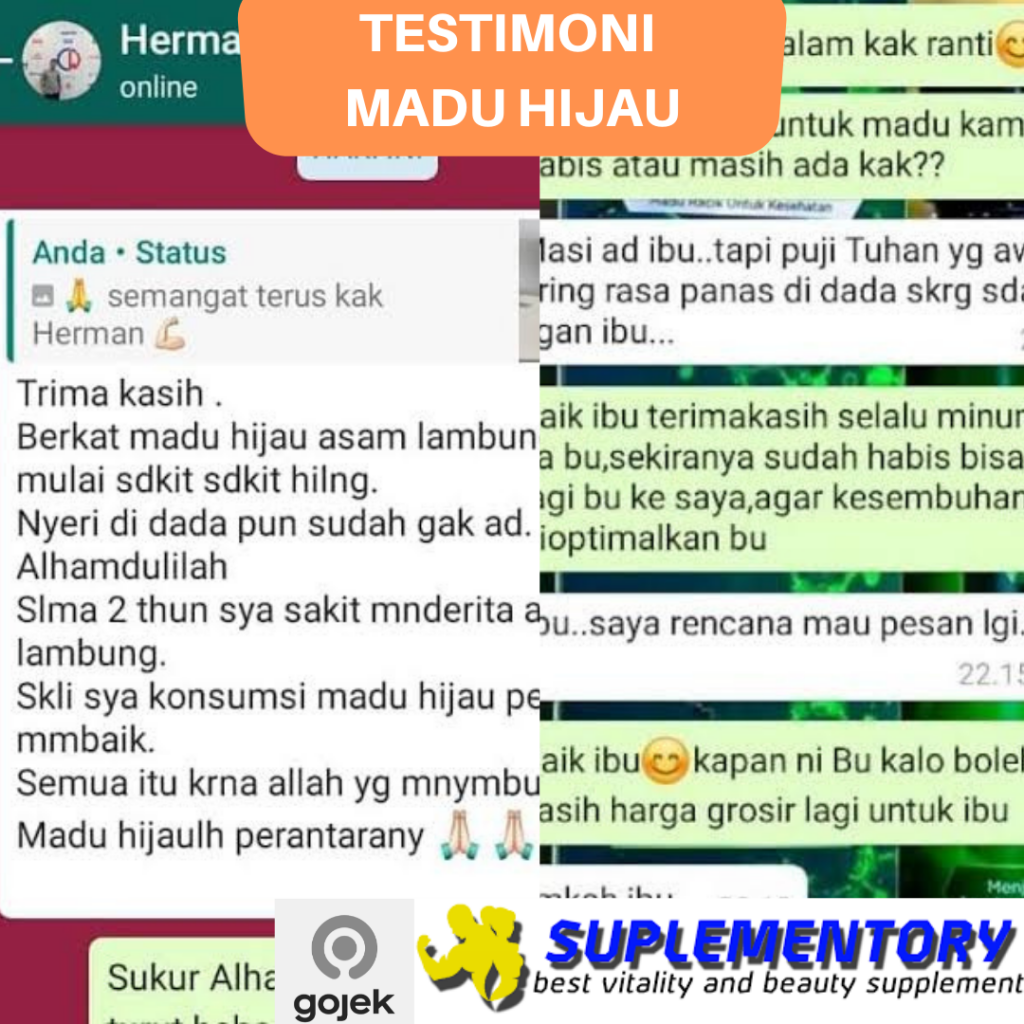 TESTIMONI AGEN MADU HIJAU DEPOK JAKARTA INDONESIA
